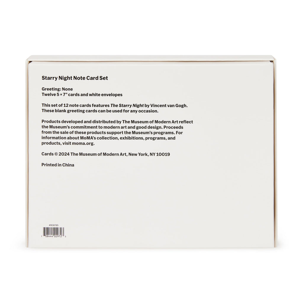 Vincent van Gogh The Starry Night Holiday Cards - Set of 8