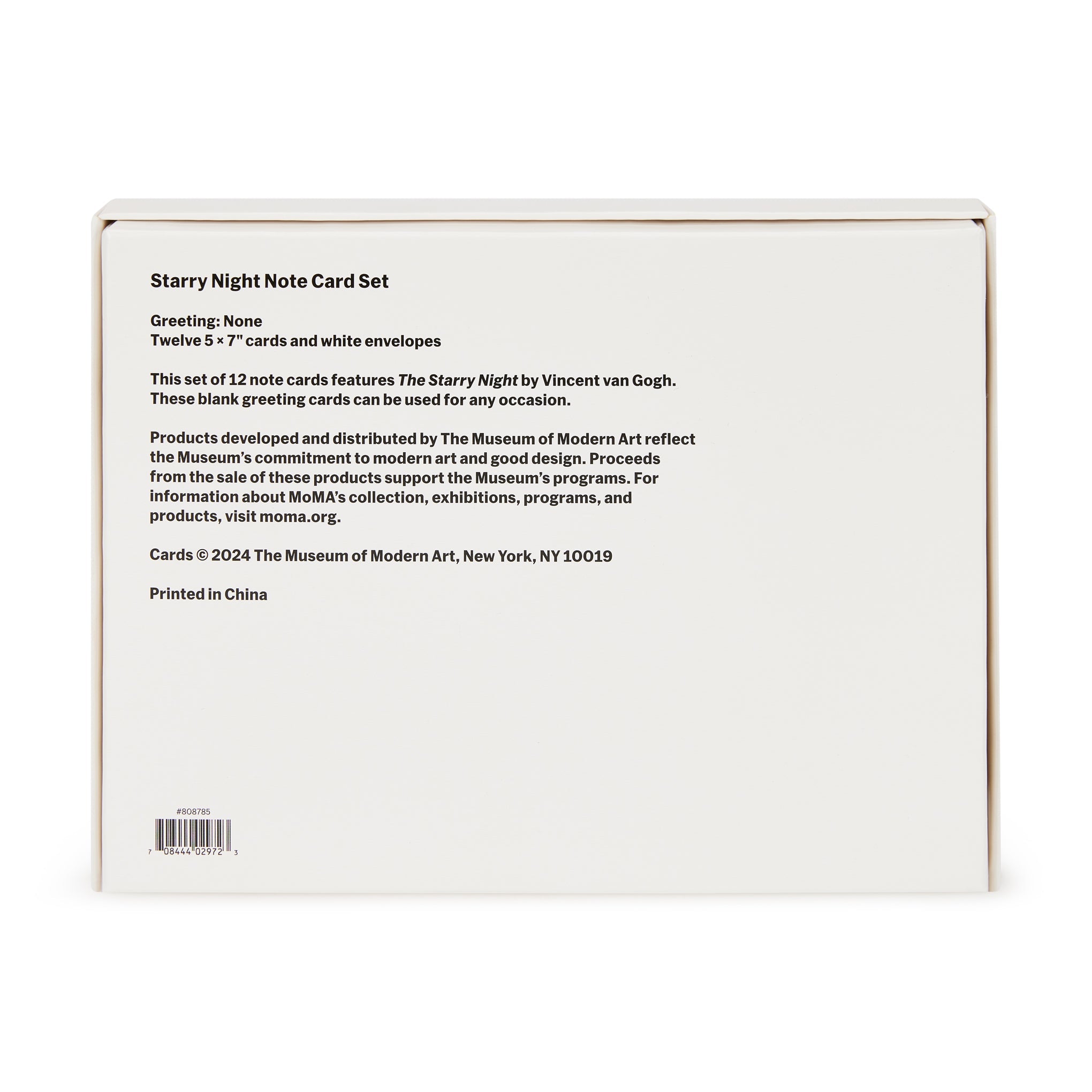 Vincent van Gogh The Starry Night Holiday Cards - Set of 8