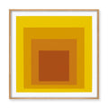 Josef Albers Golden Gates Framed Poster