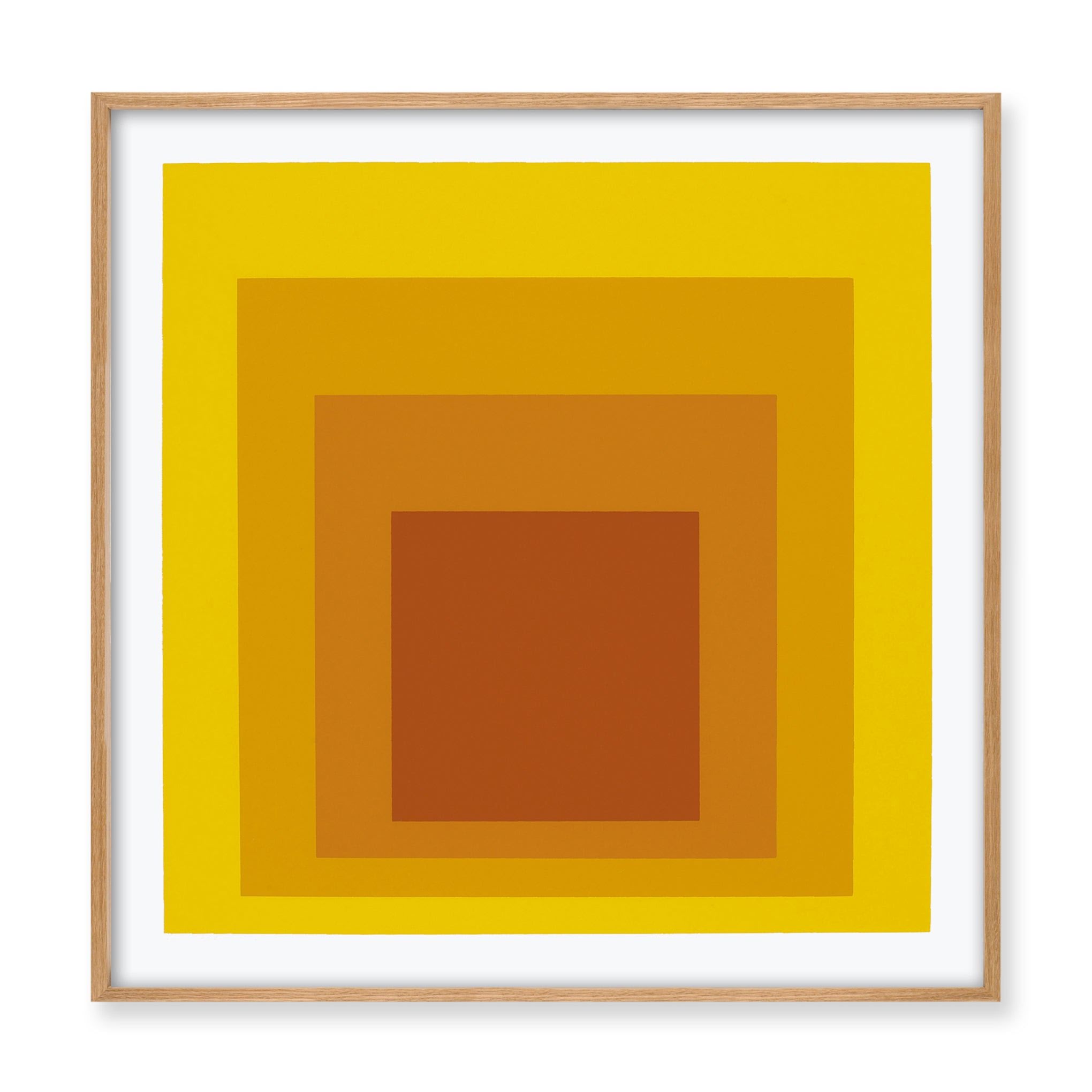 Josef Albers Golden Gates Framed Poster