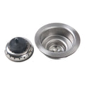 Stainless Steel Sink Basket and Strainer Assembly Silver