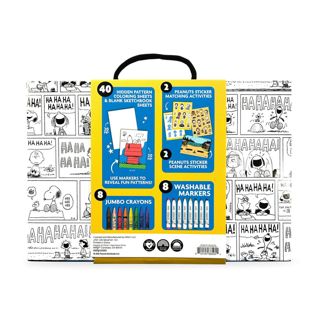 Snoopy &amp; Peanuts Coloring Activity &amp; Sticker Set