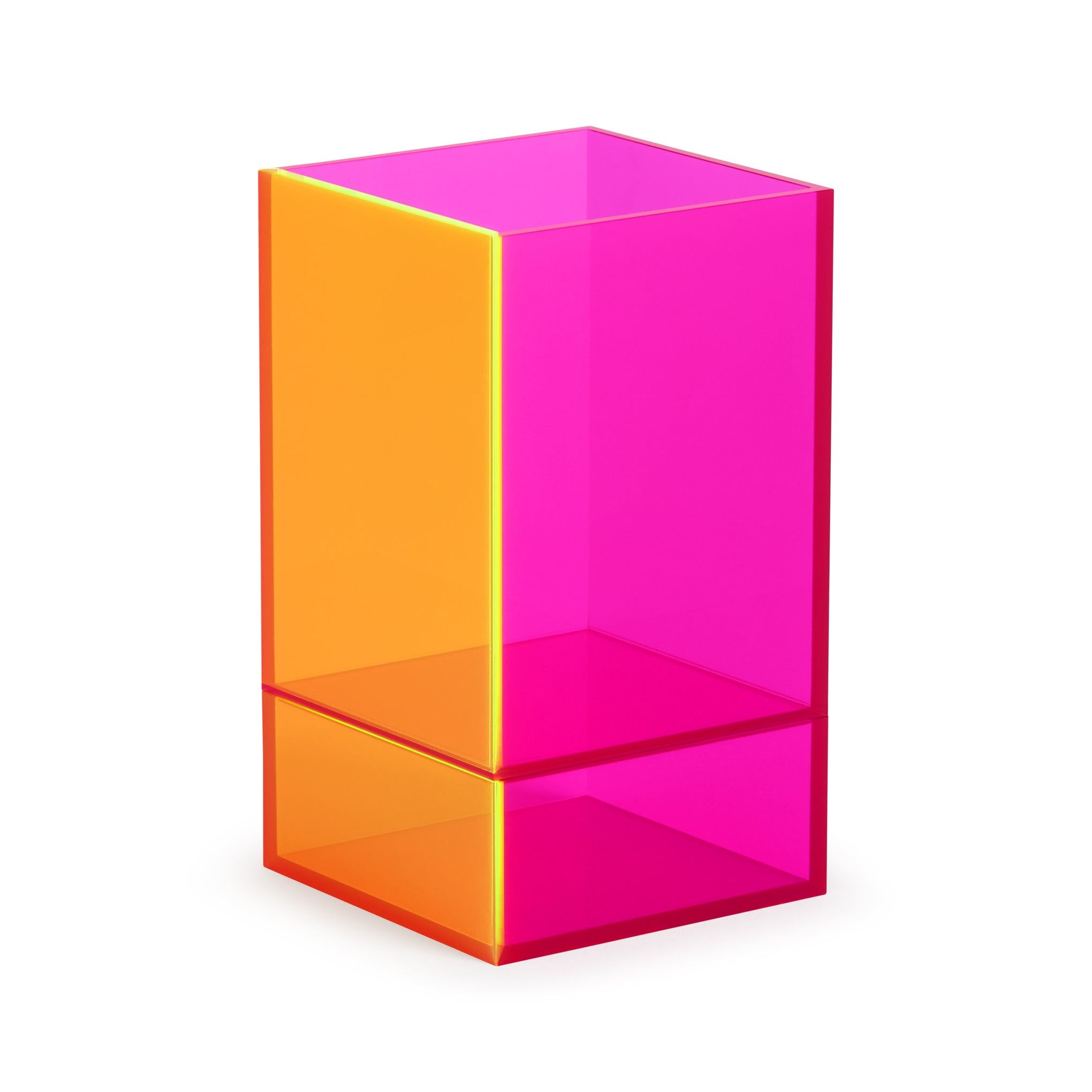 MoMA Colorplay Pen &amp; Pencil Cup Holder - Amber/ Pink
