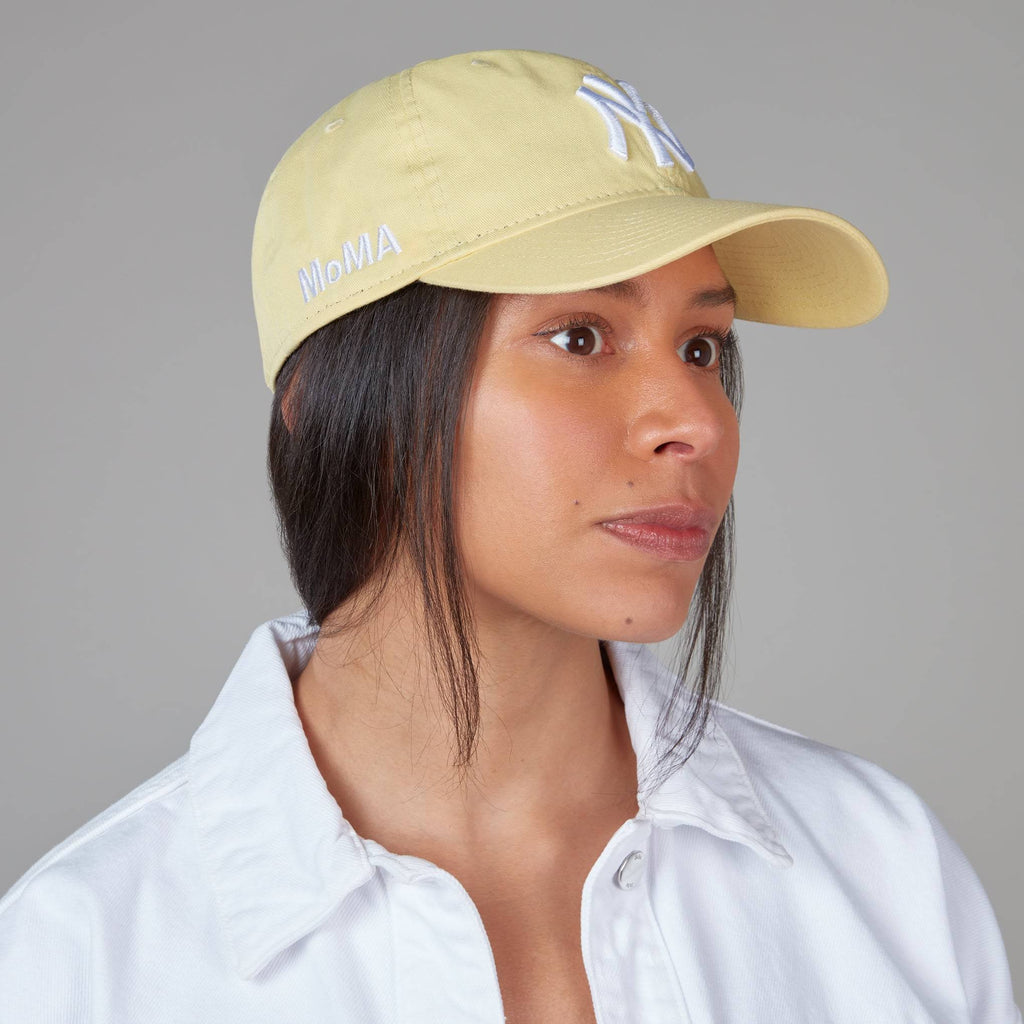 MoMA NY Yankees Adjustable Baseball Cap - Pastel Yellow