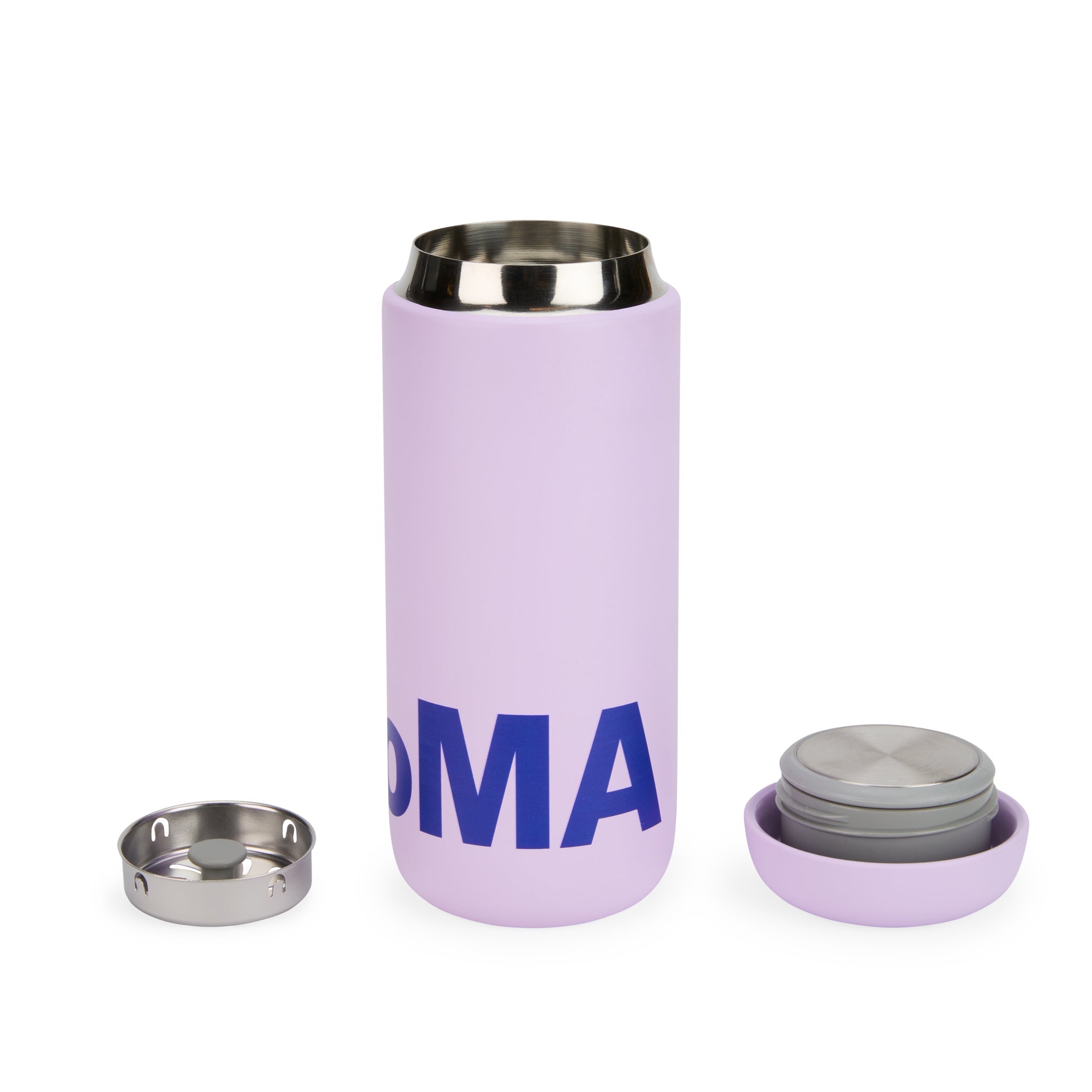 Colorful MoMA Insulated Travel Mug - Periwinkle/ Blue