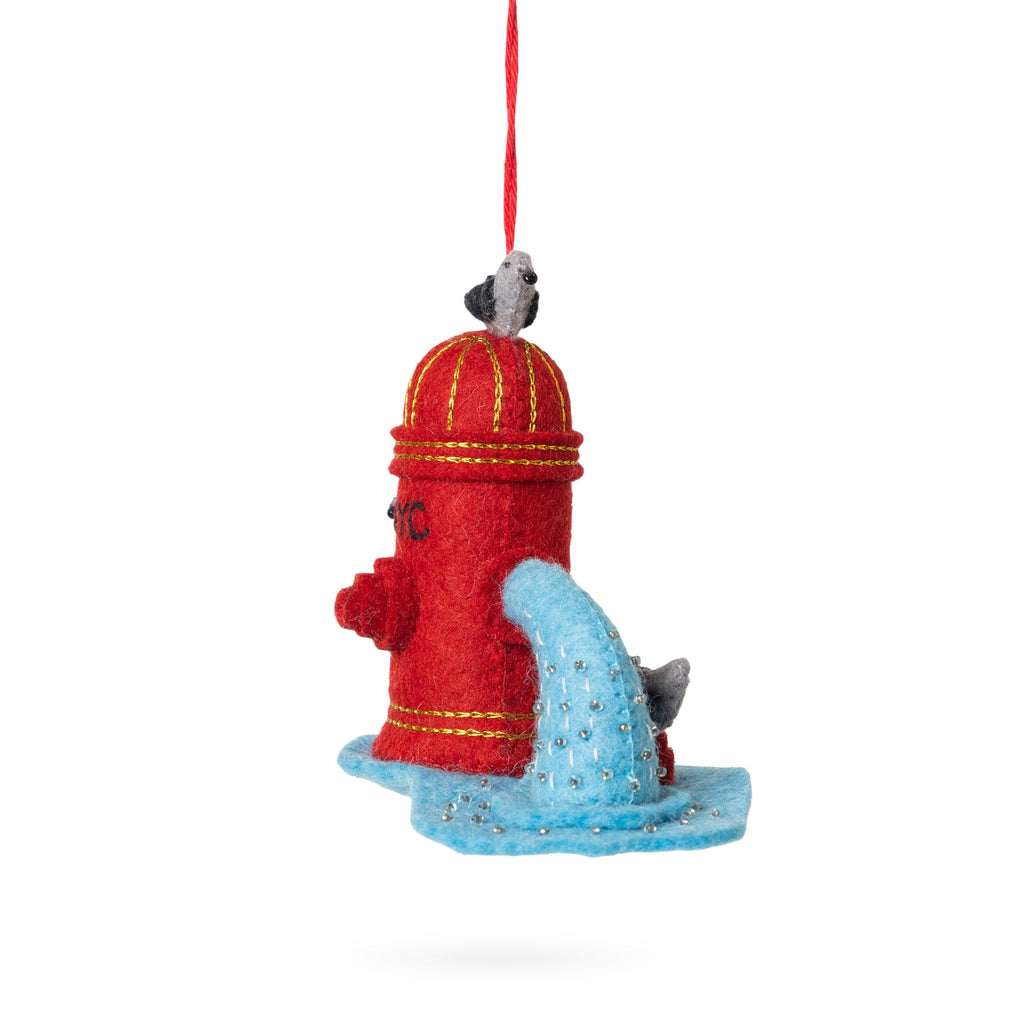 NYC Felt Ornament - Fire Hydrant