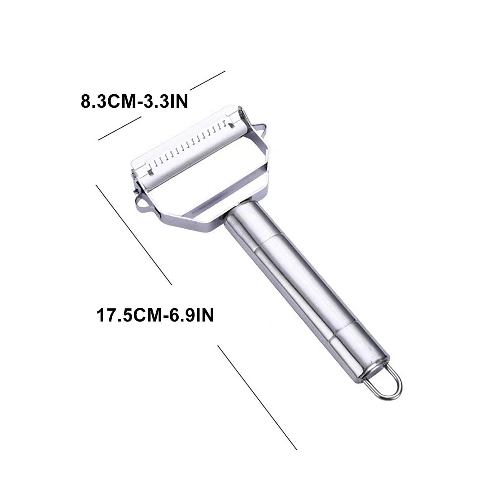 Stainless Steel Dual Blade Vegetable Peeler - Commercial Grade Julienne Cutter, Slicer, Shredder, Scraper - Fruit, Po...
