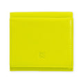 Flavio Leather Snap Wallet - Lime