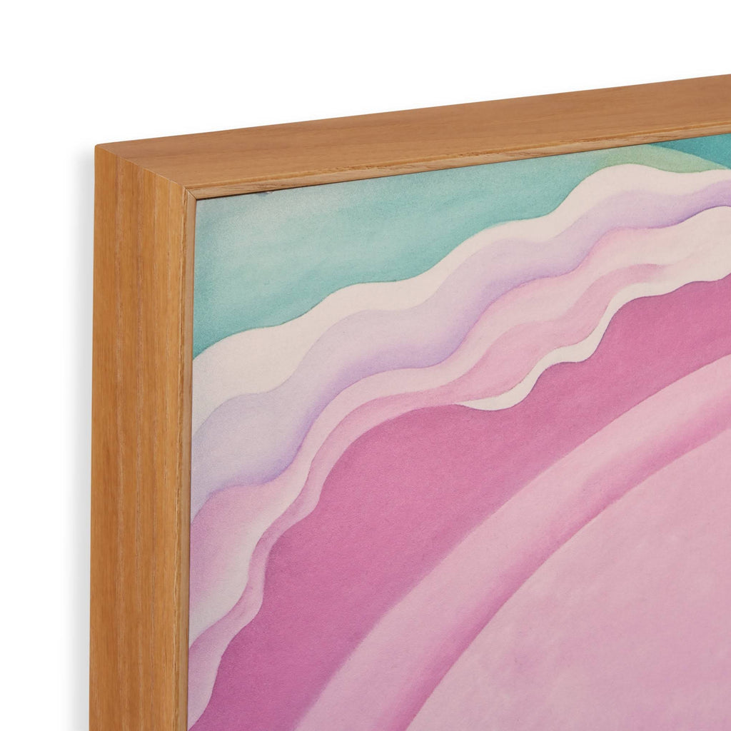 Georgia O'Keeffe Pink Abstraction Framed Print