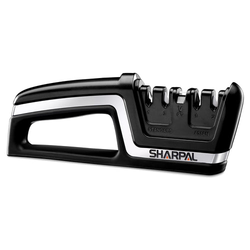 104N 5-in-1 Kitchen Knife and Scissors Sharpener, Tungsten Carbide