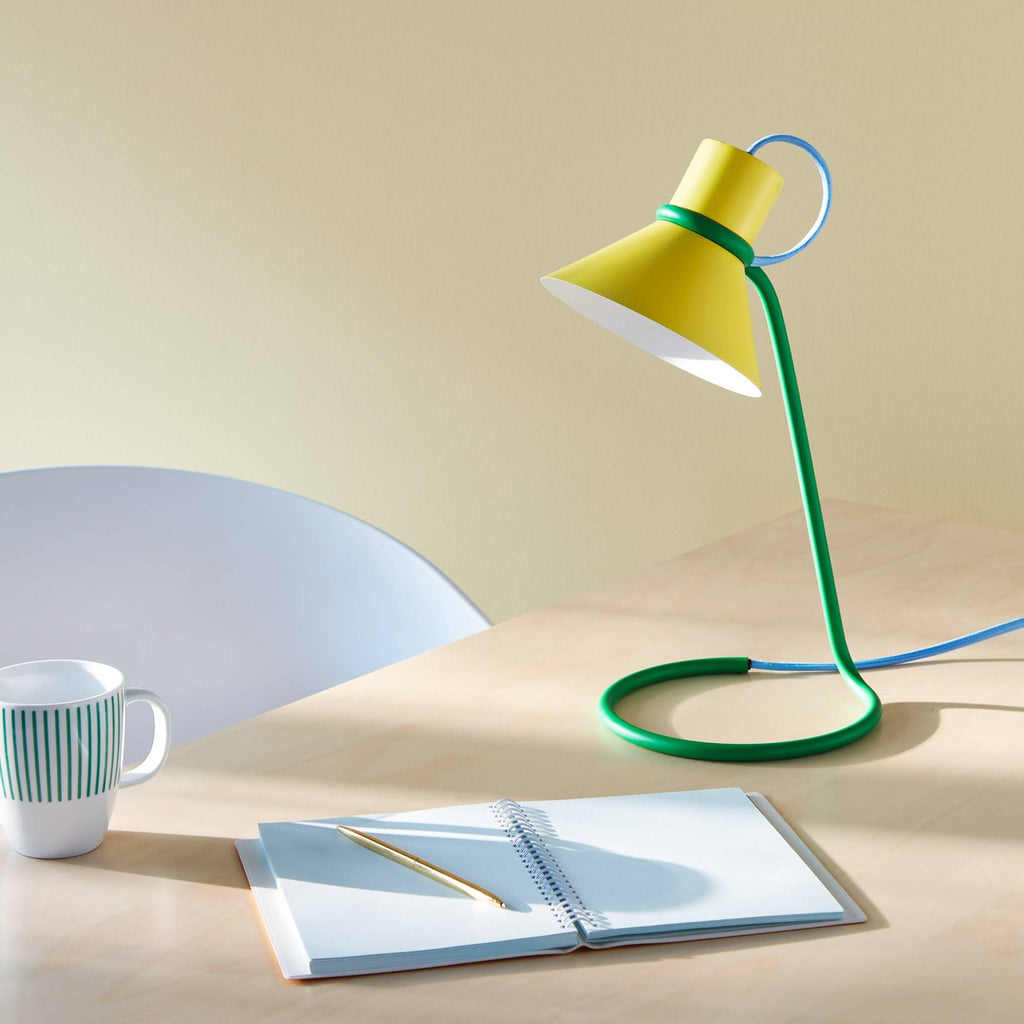 Loop de Loop Table Lamp - Yellow/ Green