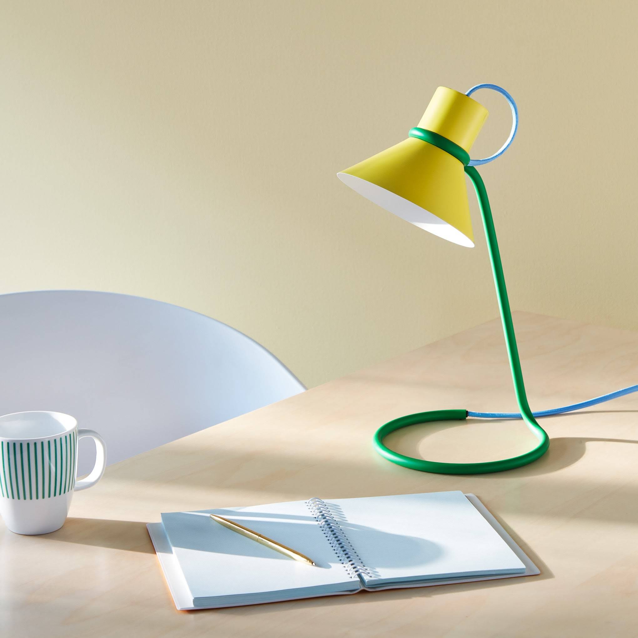 Loop de Loop Table Lamp - Yellow/ Green