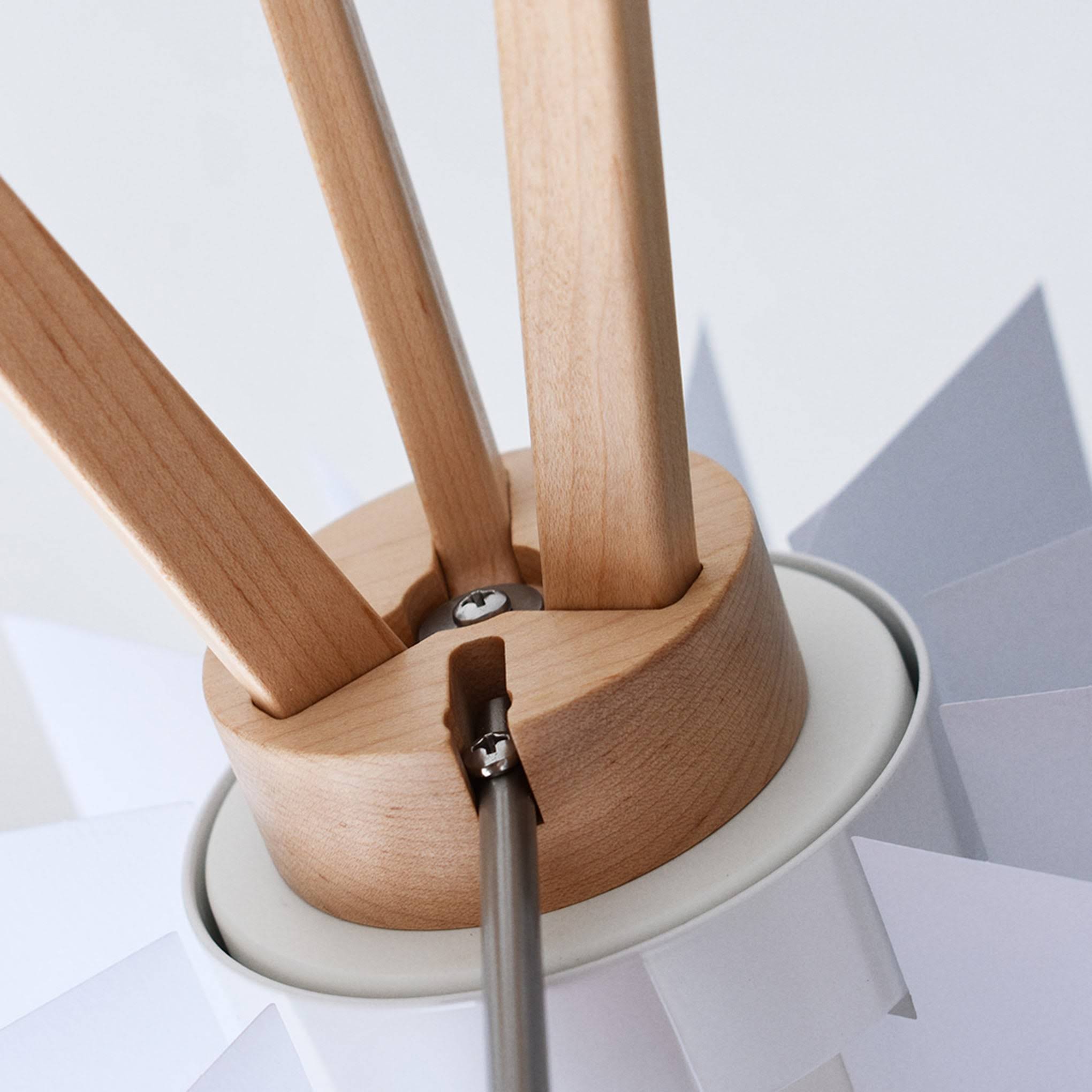 Paper Leaves NRH Mini Desk Clock