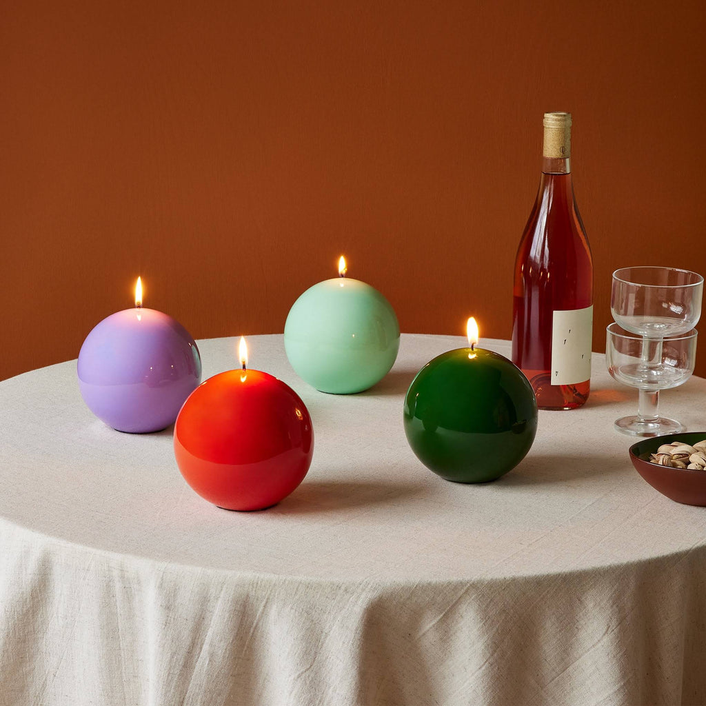 Italian Ball Candle - Olive
