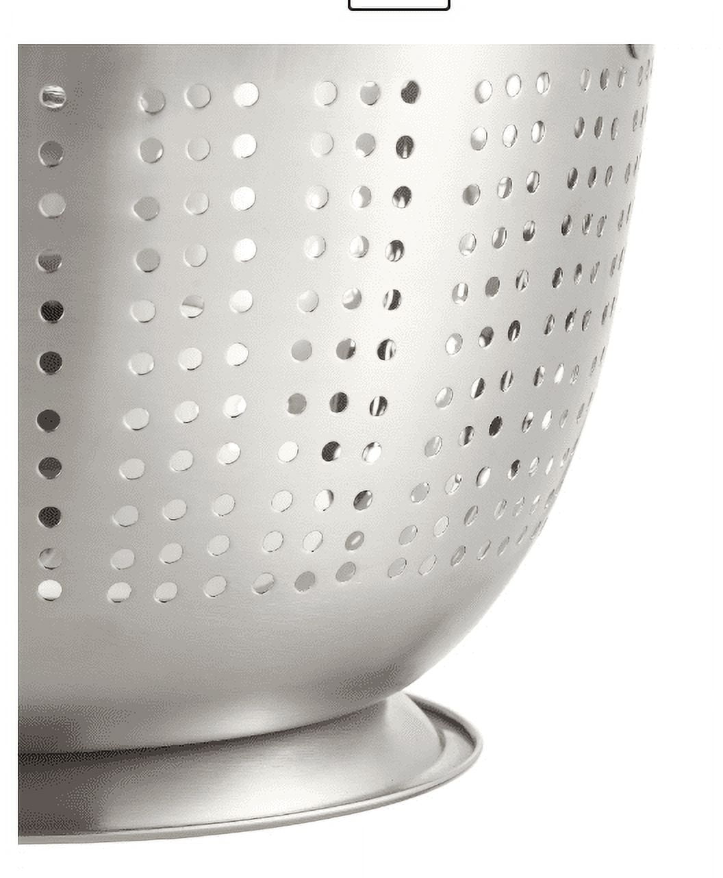 SS Multi-Use Colander for Straining, Draining & Rinsing Pasta, Fruits or Vegetables
