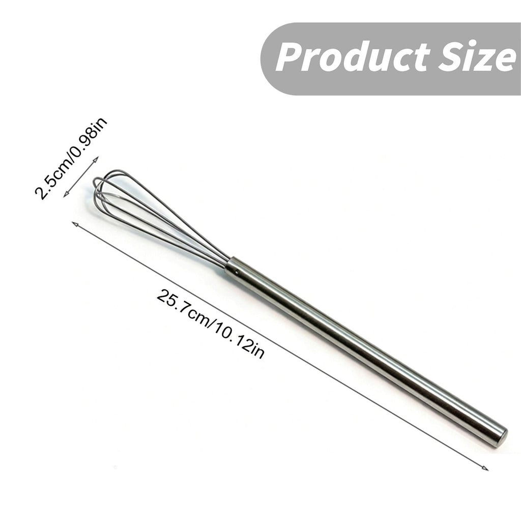 1 Pc Stainless Steel Whip, Mini Whisks Stainless Steel, Stainless Steel Wire Whisk for Whisking, Beating, Mixing Sauc...