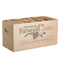 Plow &amp; Hearth Fatwood Fire Starter, Blacks &amp; Grays - 35 lb box