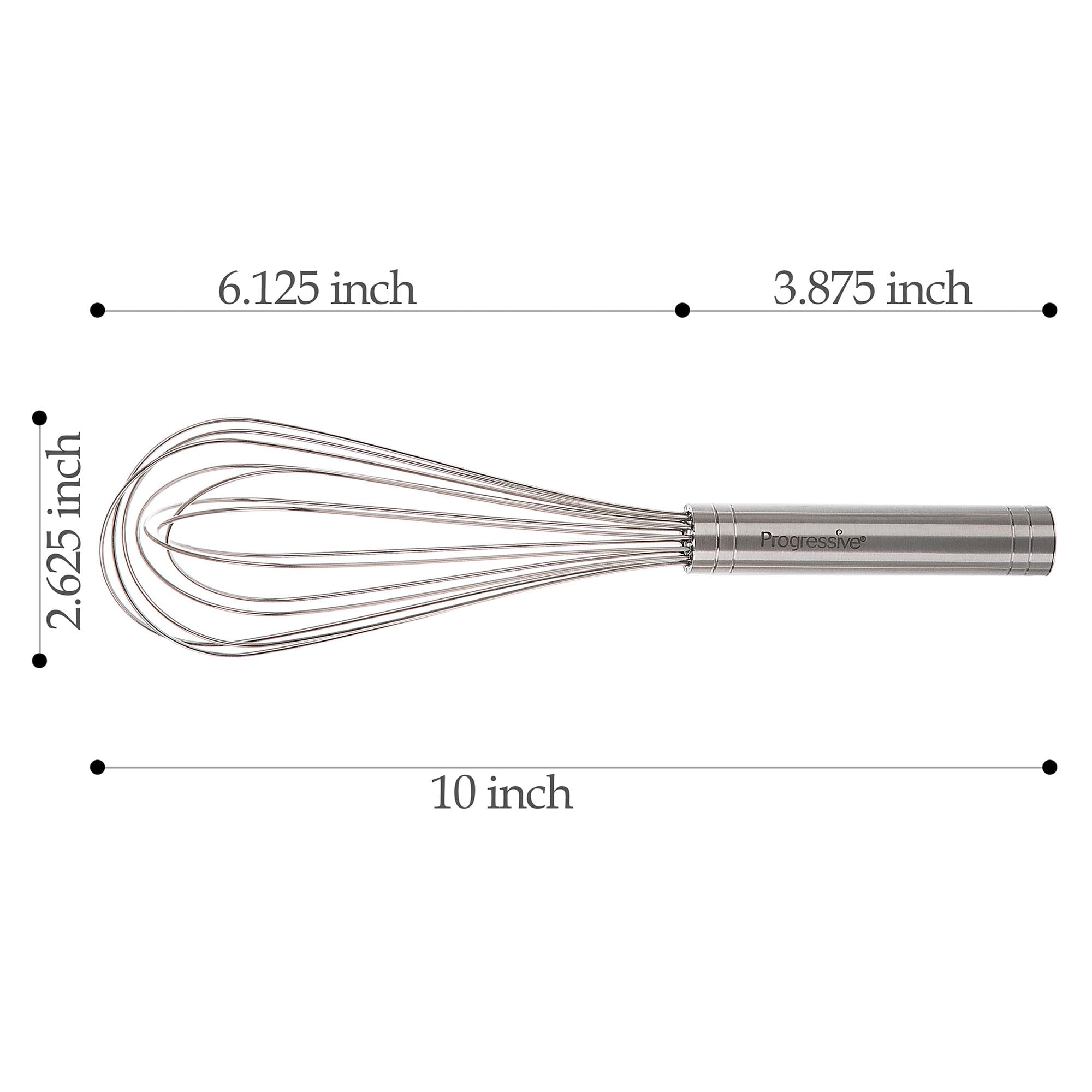 10" Stainless Steel Balloon Whisk