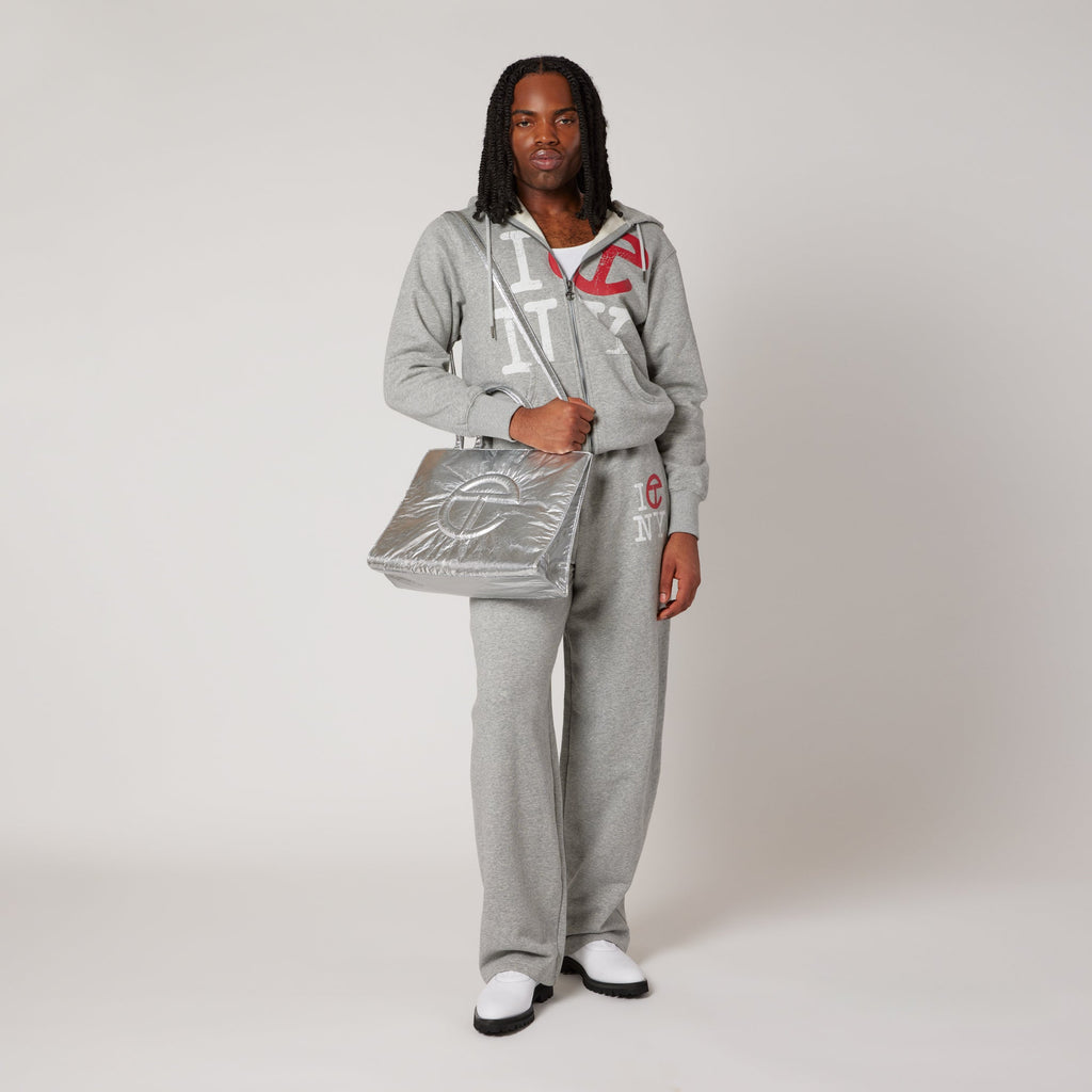 Telfar Tyvek Shopping Bag - Silver