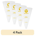 (4 pack) Reusable Featherweight Decorating Piping Bag, Plastic, 8-in.