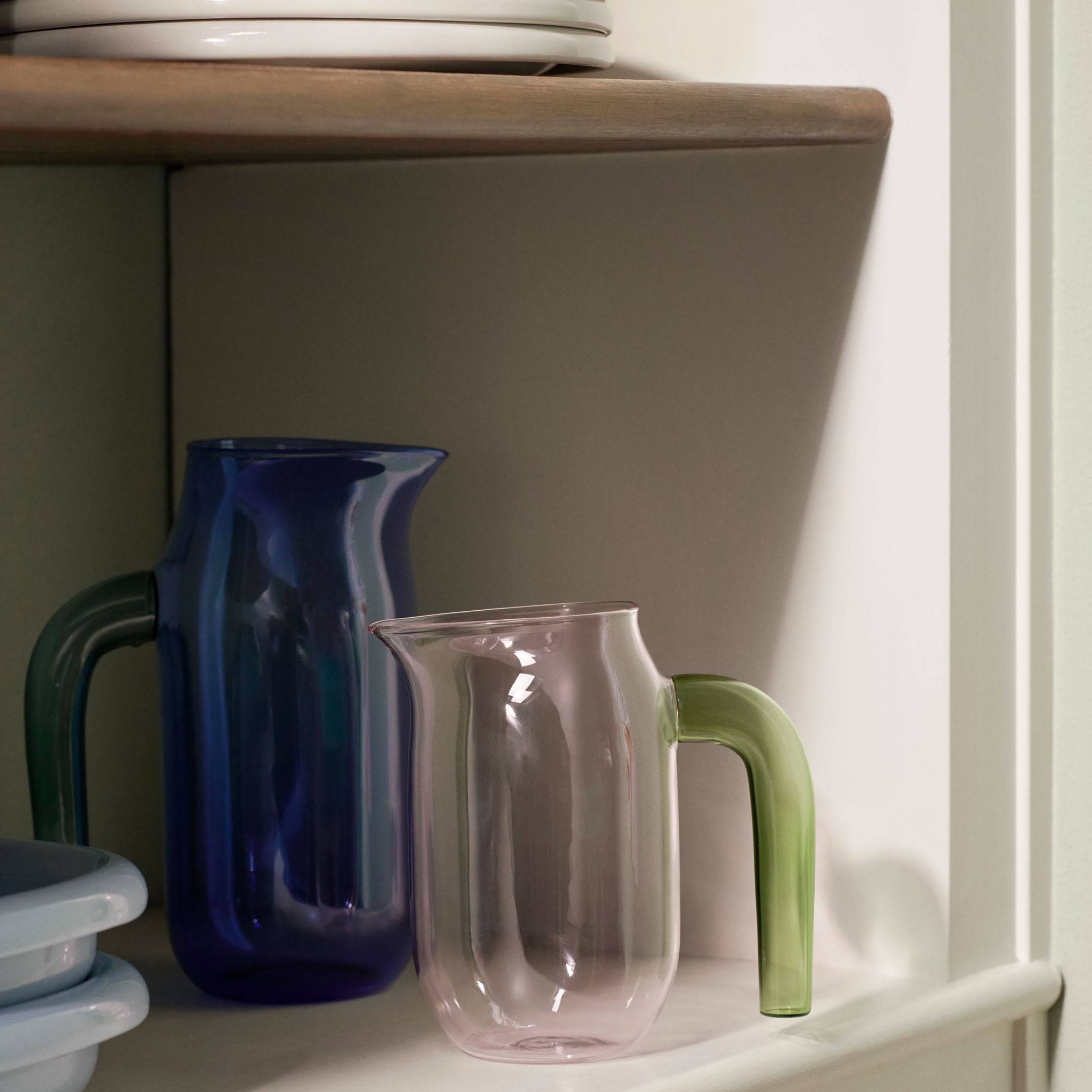 HAY Glass Jug - Blue