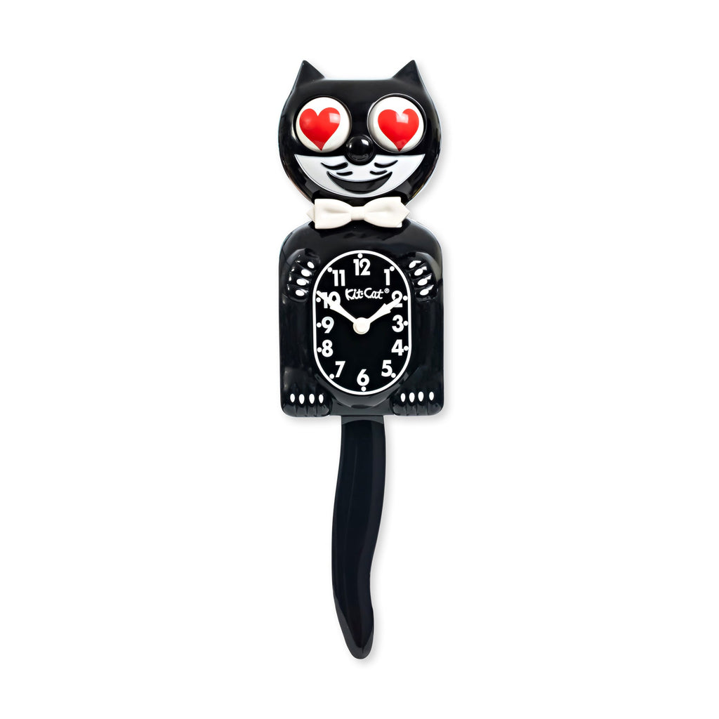 Kit-Cat Heart Eyes Wall Clock