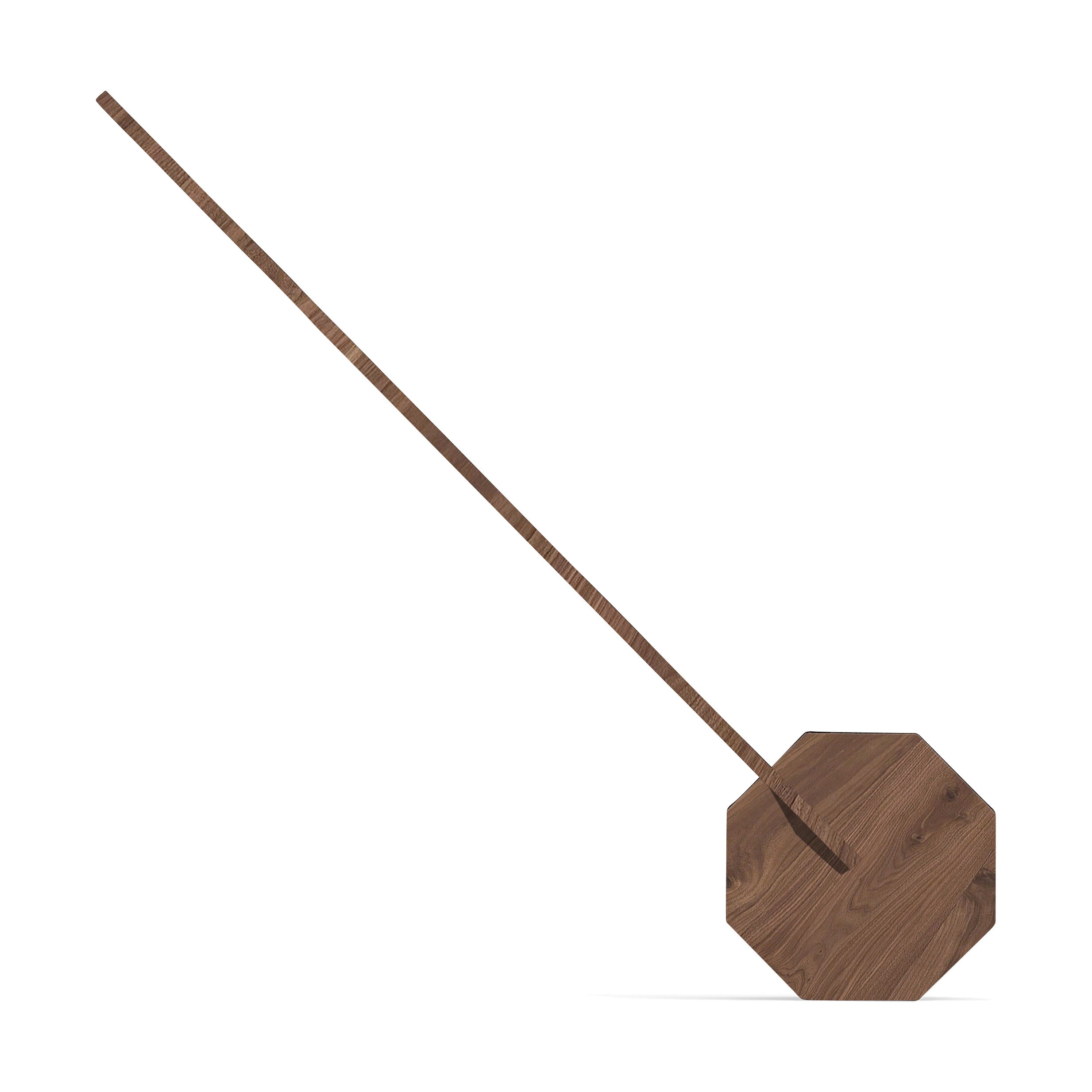 Octagon Portable Desk Light - Walnut