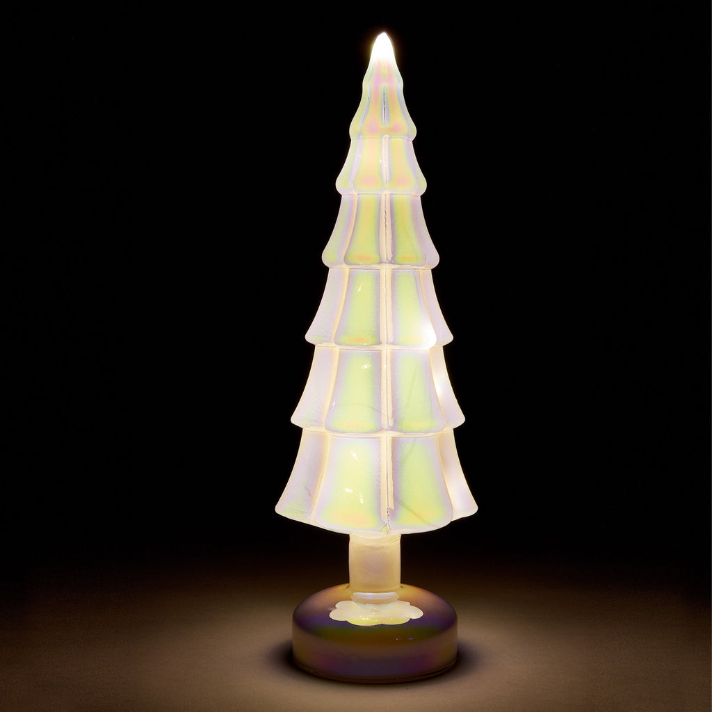 MoMA LED Glass Lighted Tree- Large - Pearl
