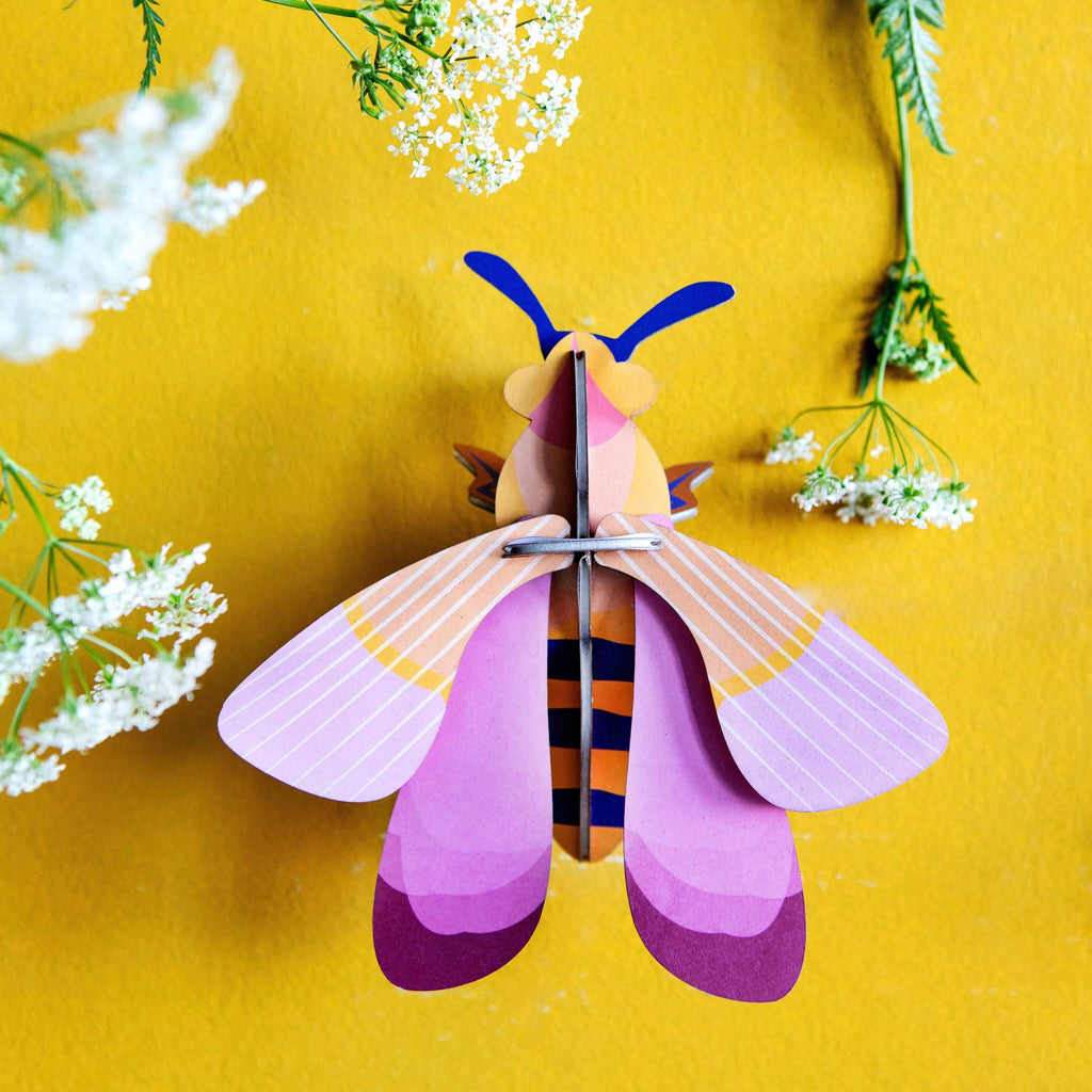 3D DIY Decorative Insects - Pink Bee