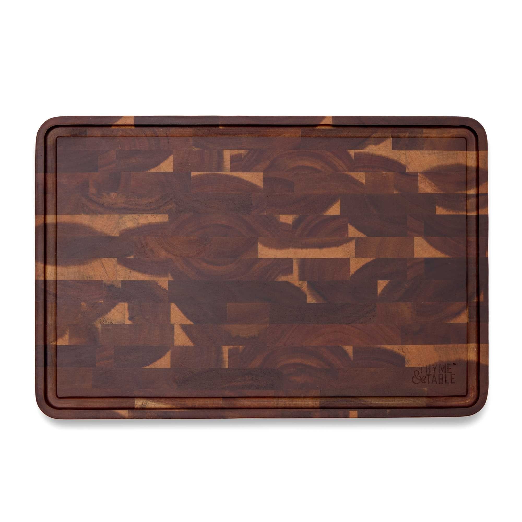 12"x18" Acacia End Grain Butcher Block