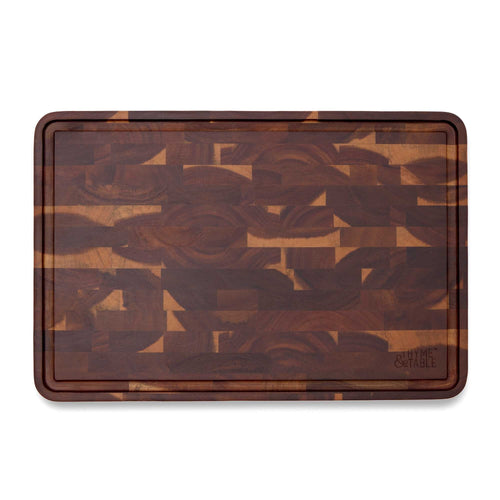 12"x18" Acacia End Grain Butcher Block