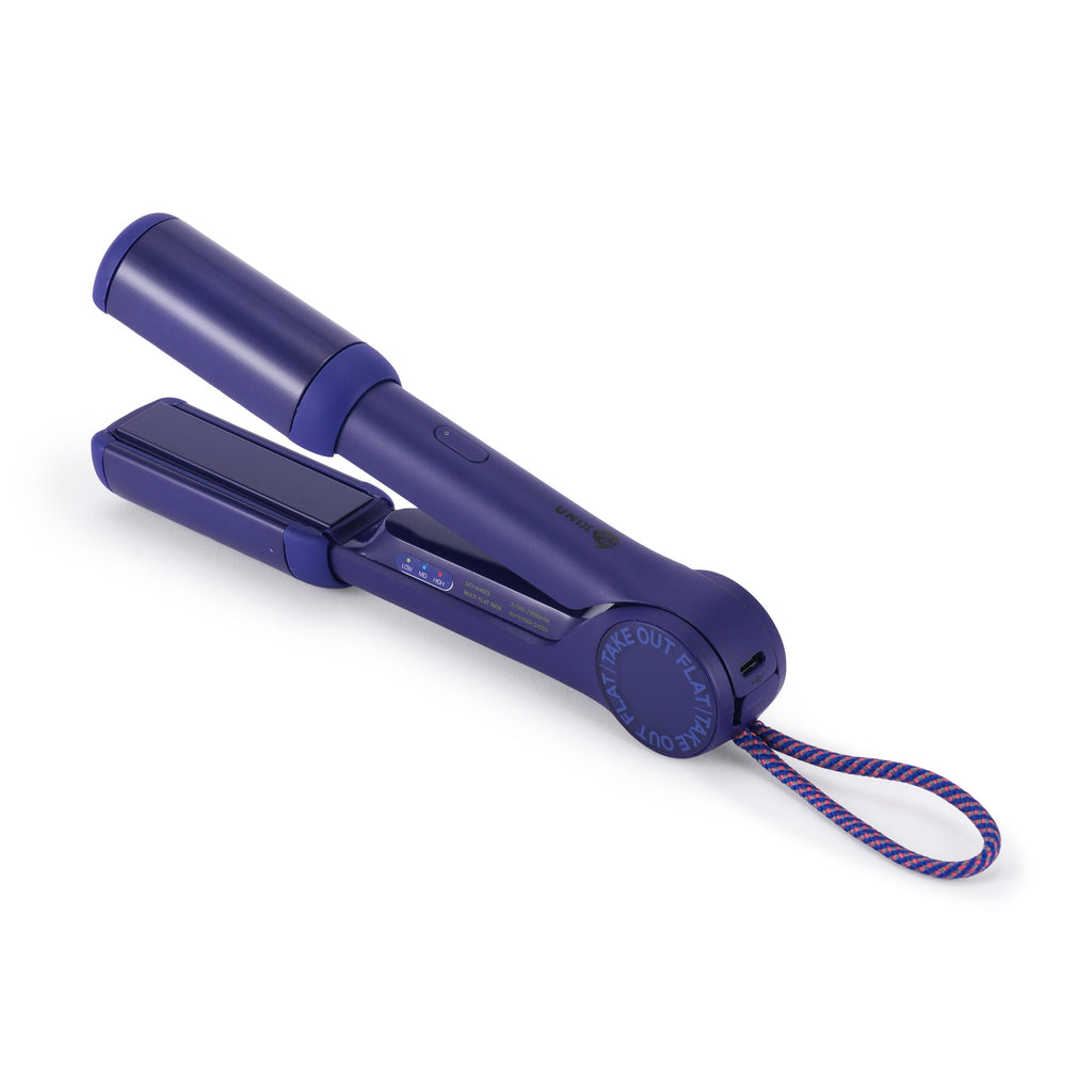 Compact Ceramic Hair Styling Tool - Navy
