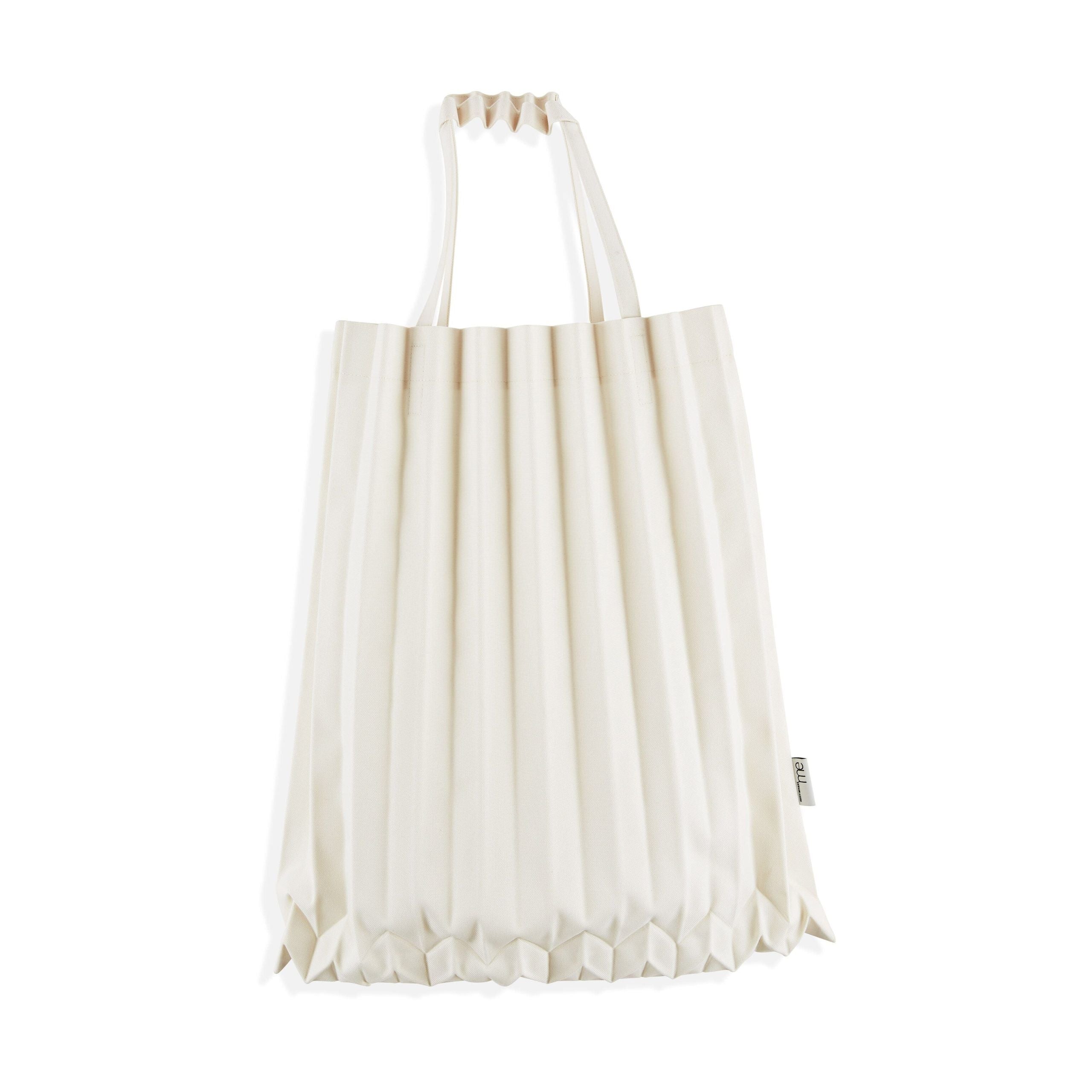 me ISSEY MIYAKE Recycled Polyester Trunk Pleats Bag - Off White