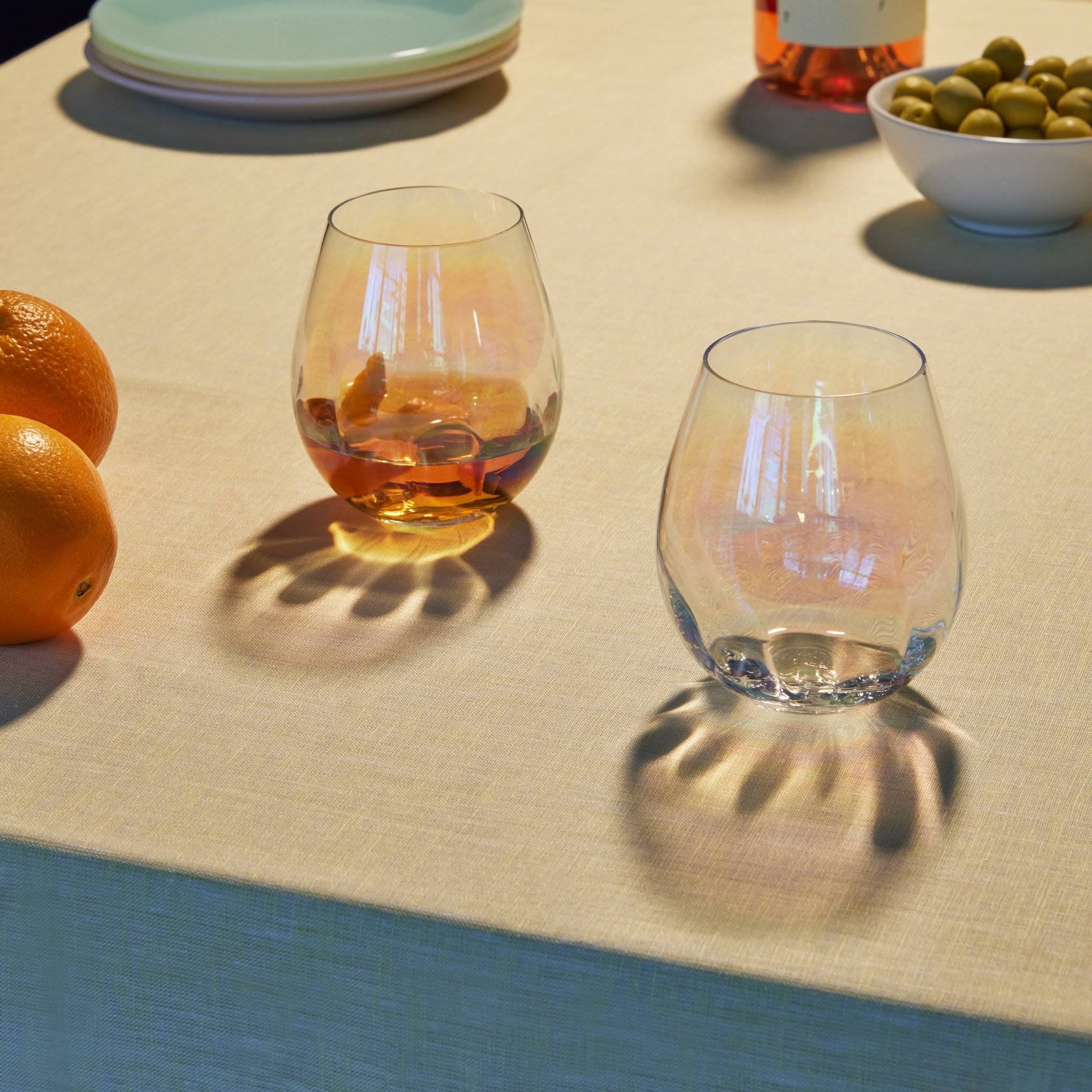 Pearl Glass Drinkware - Set of 2 - Tumbler