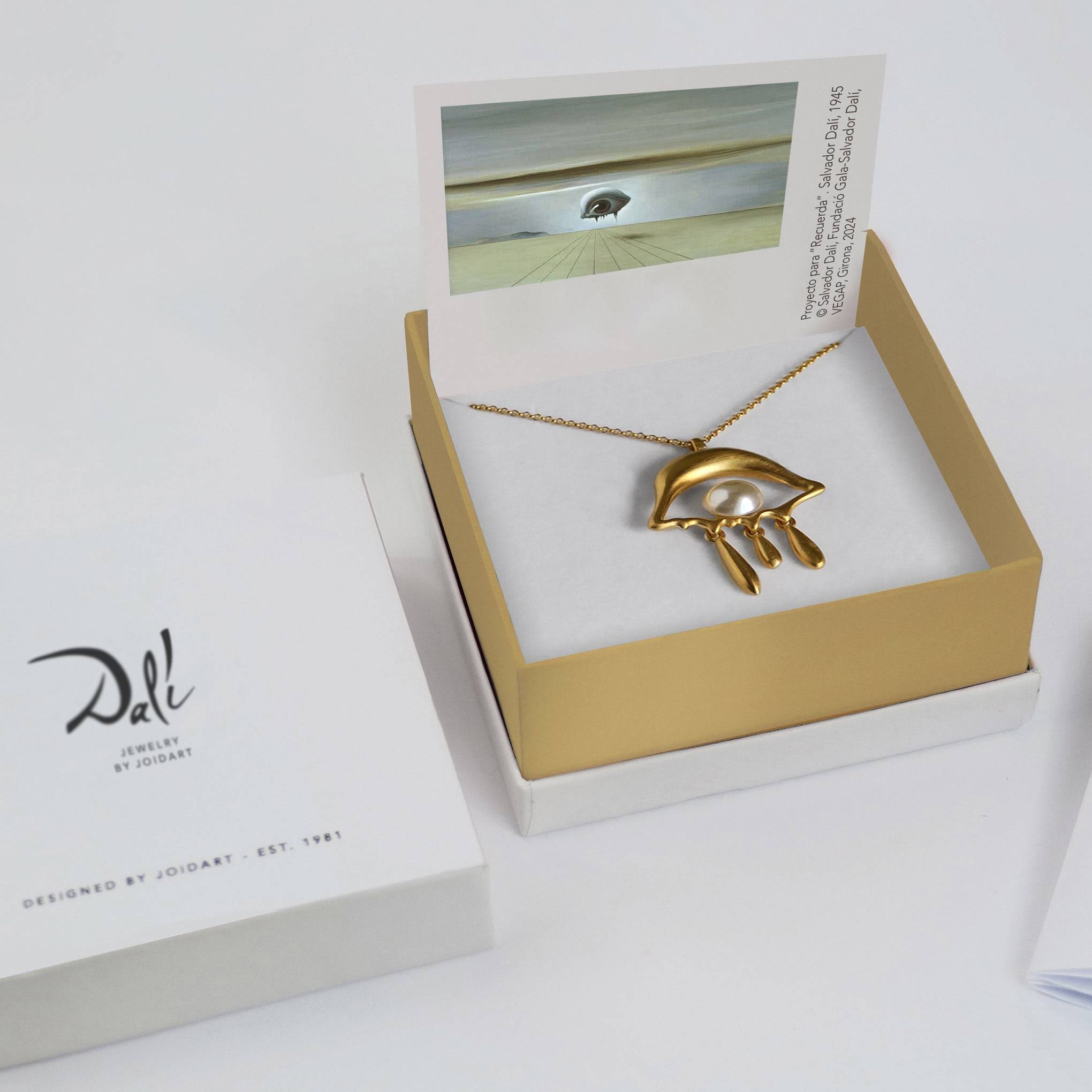 Salvador Dal?? Gold-Plated Eye Drop Necklace