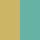 Amigo Outdoor Lounge Chair with Sun Shield - Yellow/ Teal