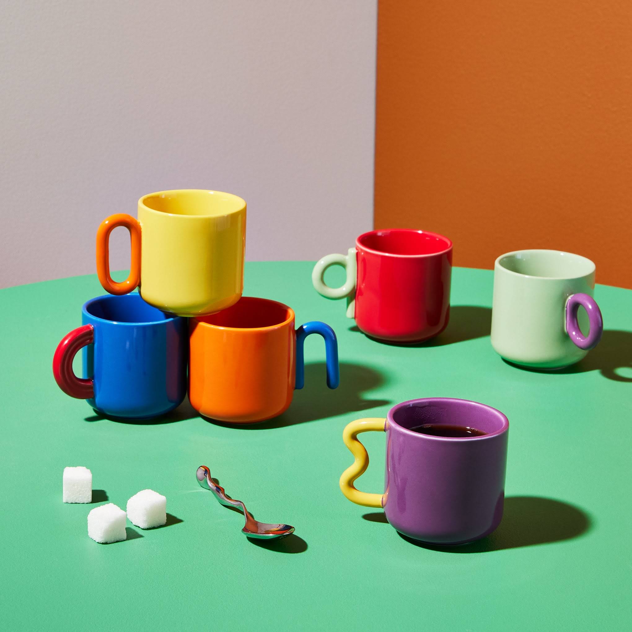 Creative Porcelain Mugs &amp; Espresso Cups - Espresso Cup Set of 6