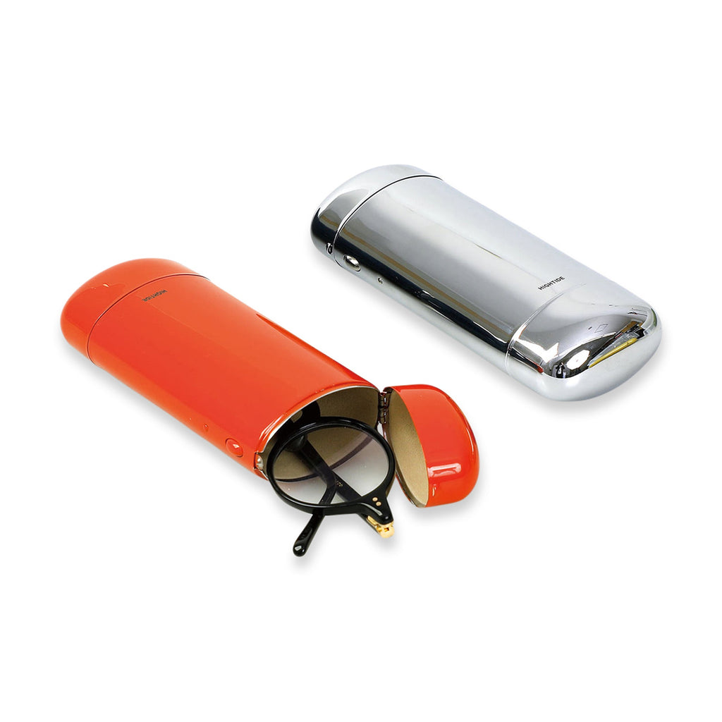 Stainless Steel Glasses Case - Red