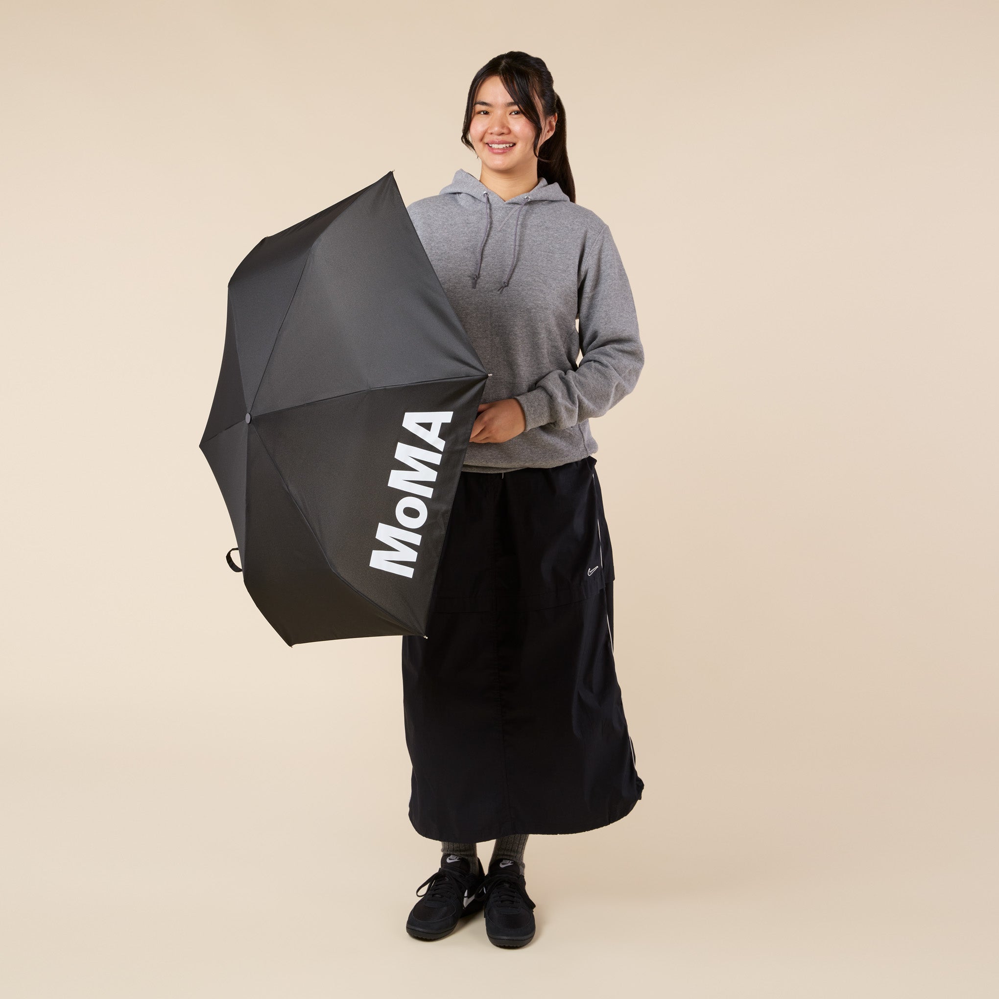 MoMA Mini Logo Automatic Recycled Plastic Umbrella