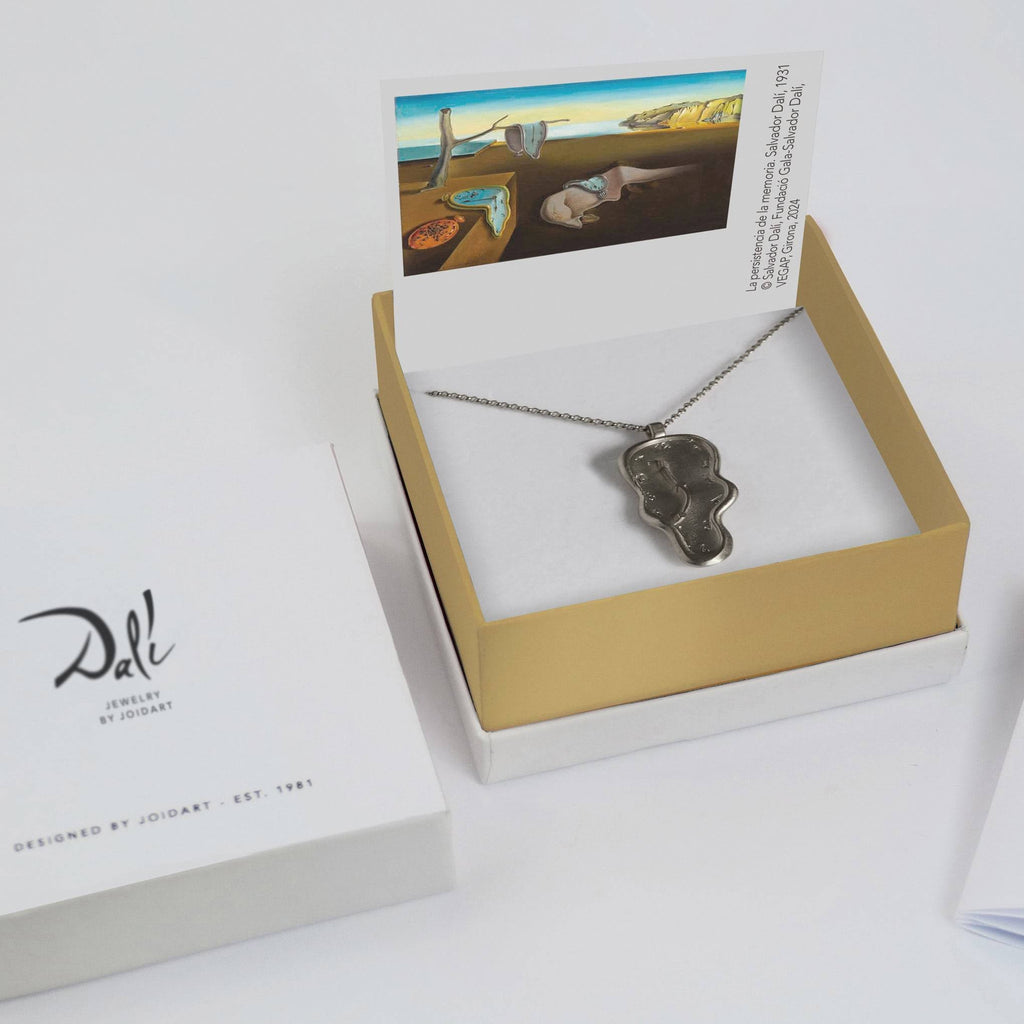 Salvador Dal?? Melting Clock Necklace - Silver