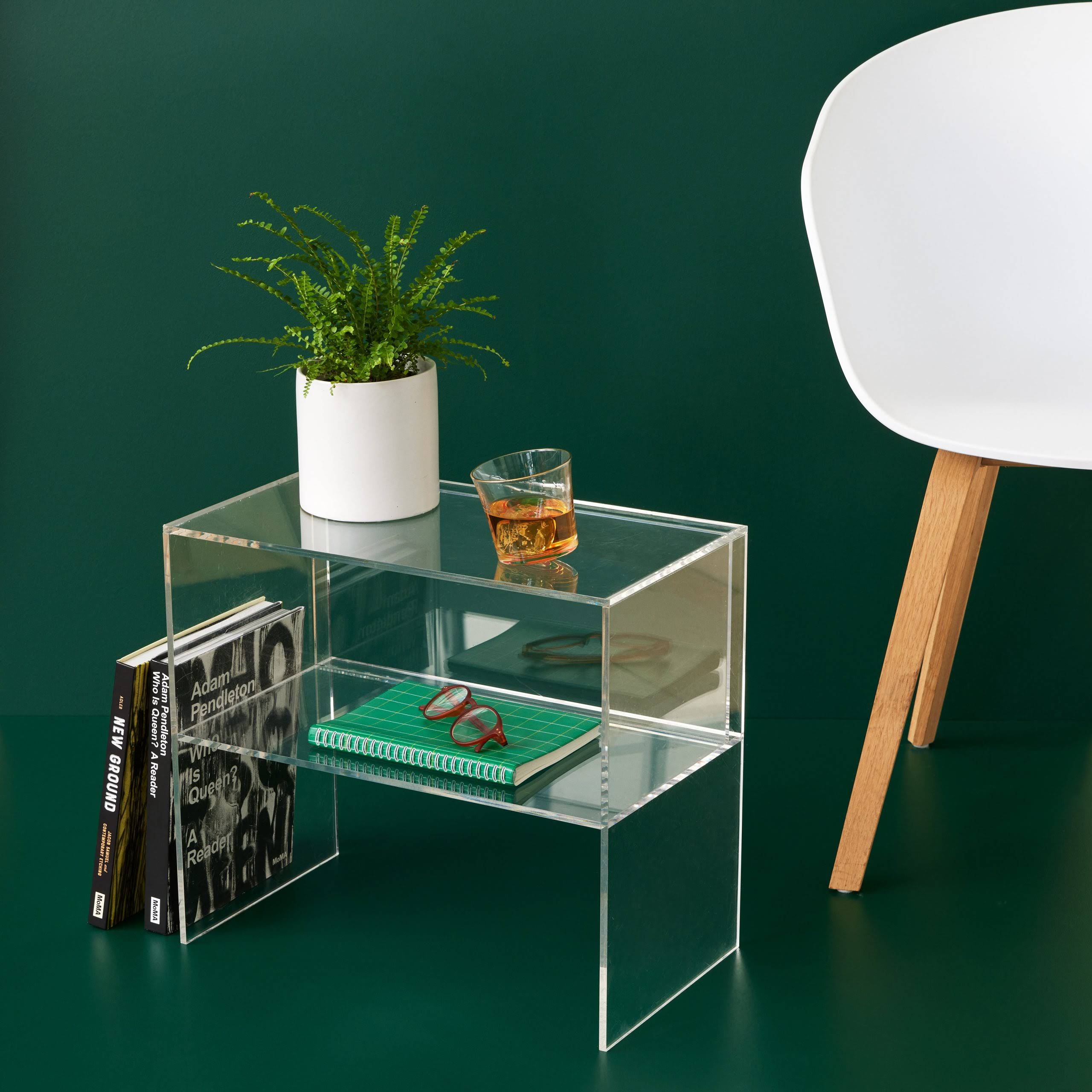 Two-Way Side Table - Clear