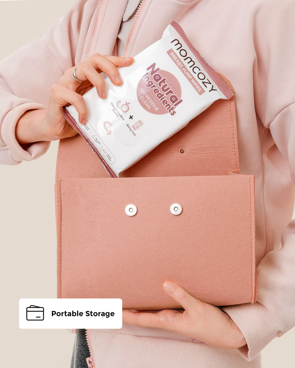 Pumping Essentials Bundle: Breast Pump Wipes, Reusable Breast Pads & Milk Storage Bags