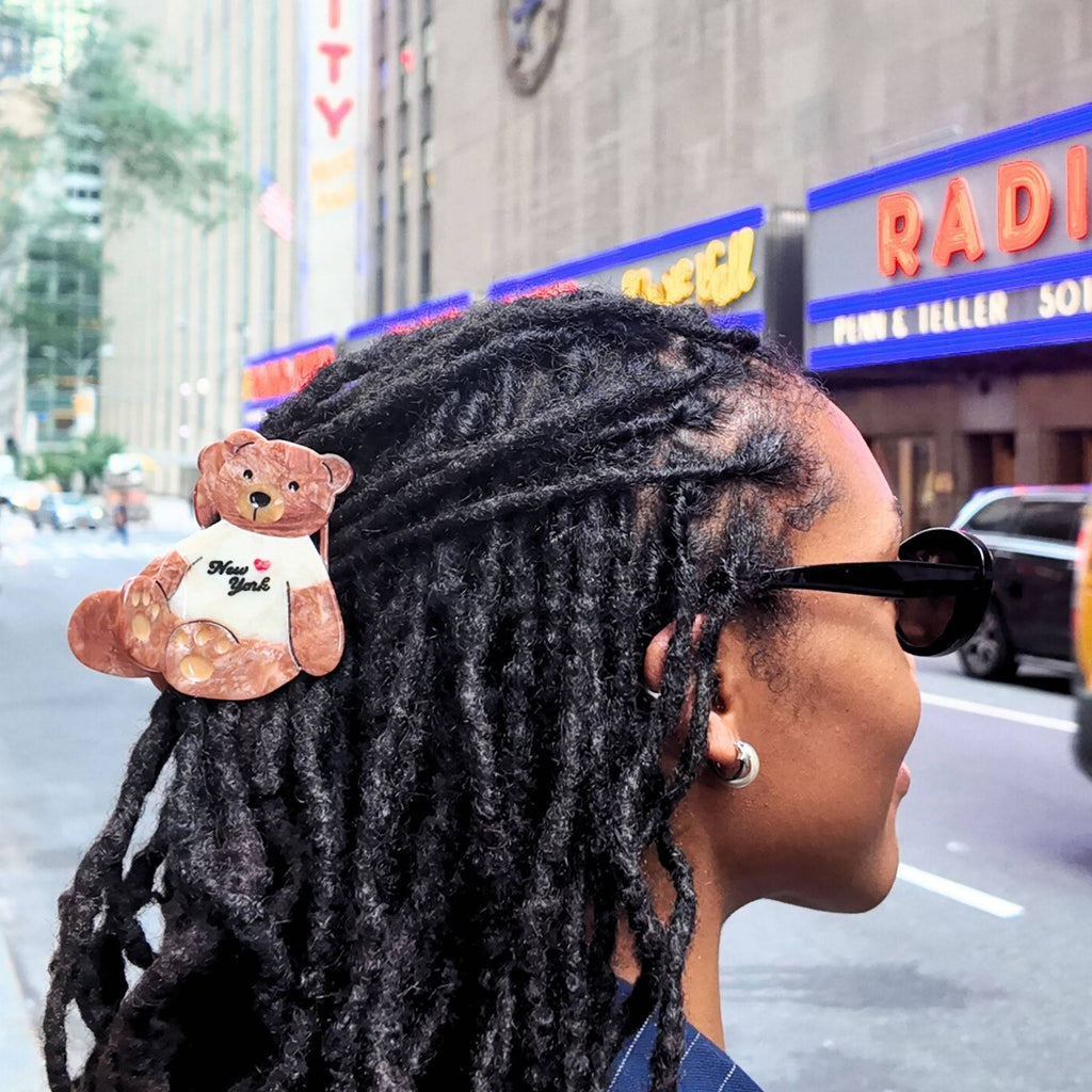 Solar Eclipse Hair Clip - Bear