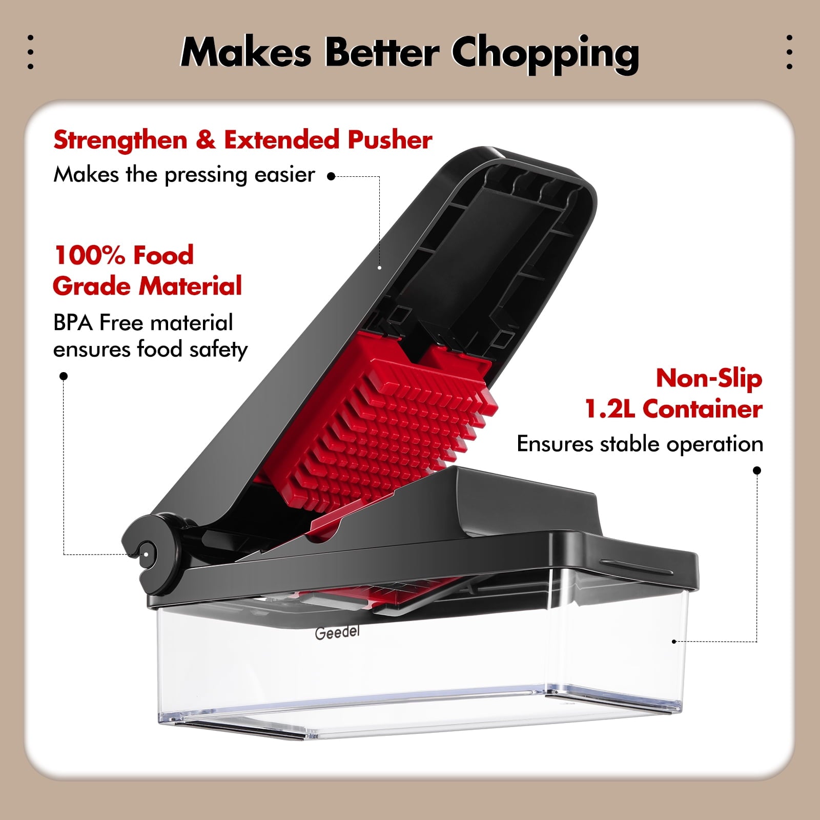 Vegetable Cutter, Onion Cutter Pro Food Chopper, Kitchen Vegetable Slicer Dicer Cutter Grater, Veggie Chopper ...