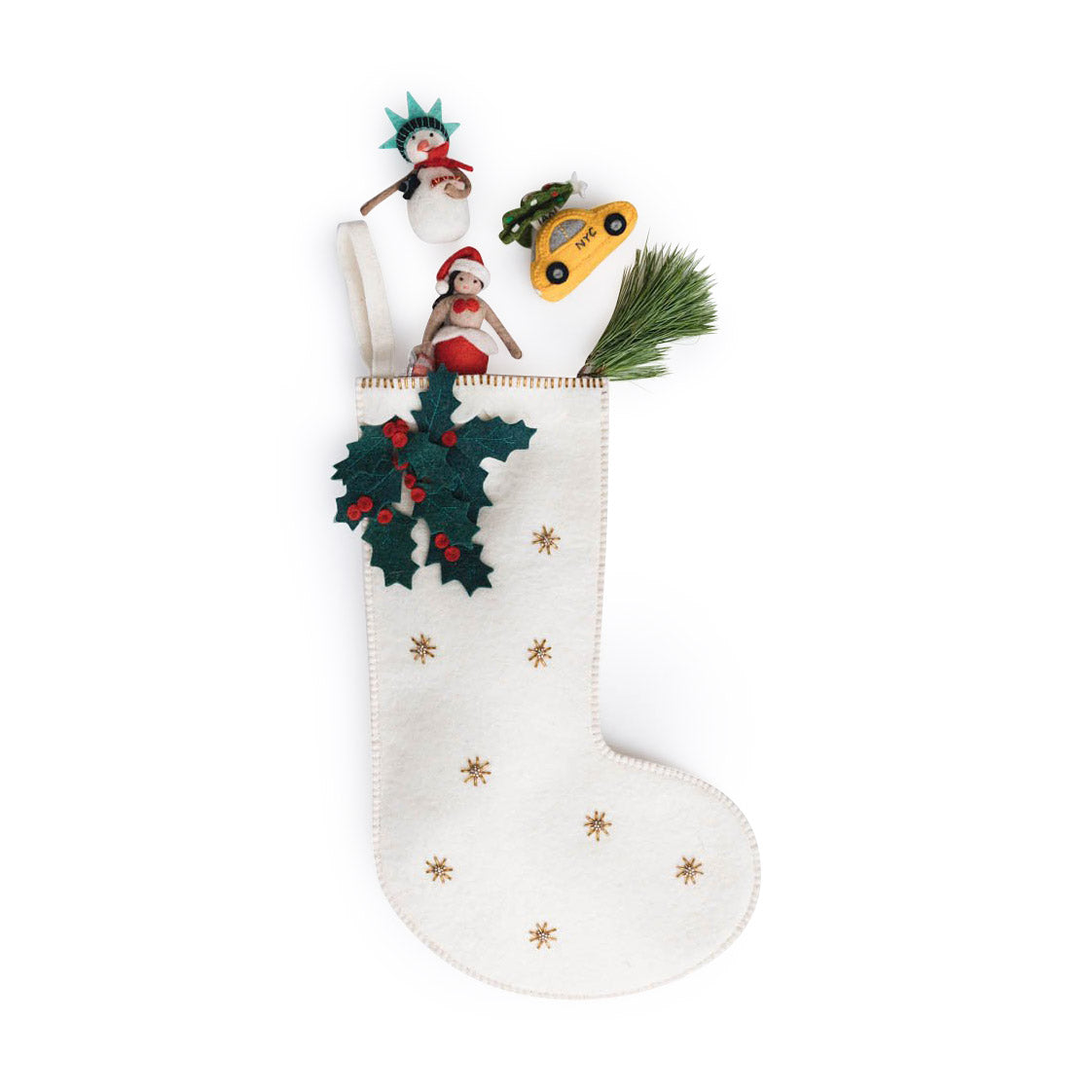 NYC Felt Ornament - Taxi