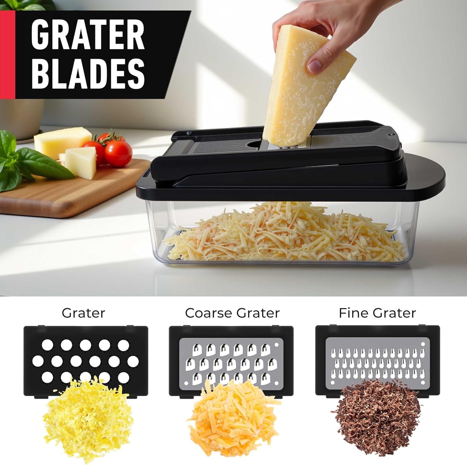 Vegetable Chopper, 10-in-1 Chopper Vegetable Cutter, Food Chopper with Container, Multifunctional Vegetable Cutter wi...