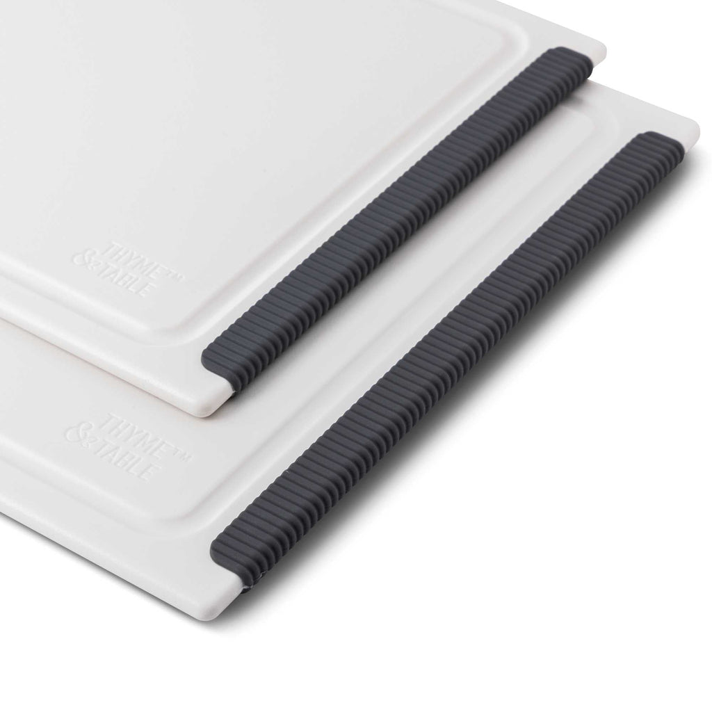 2 Piece Poly Cutting Boards White MD 10x14", LG 12x16"