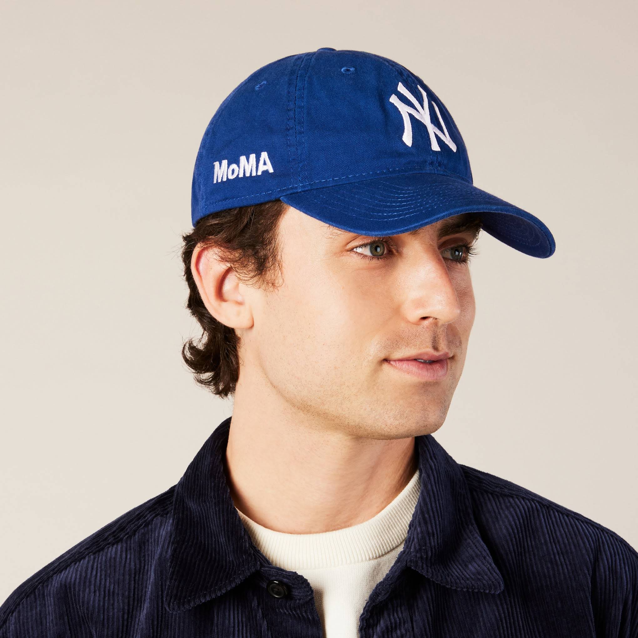 MoMA NY Yankees Adjustable Baseball Cap - Bright Royal