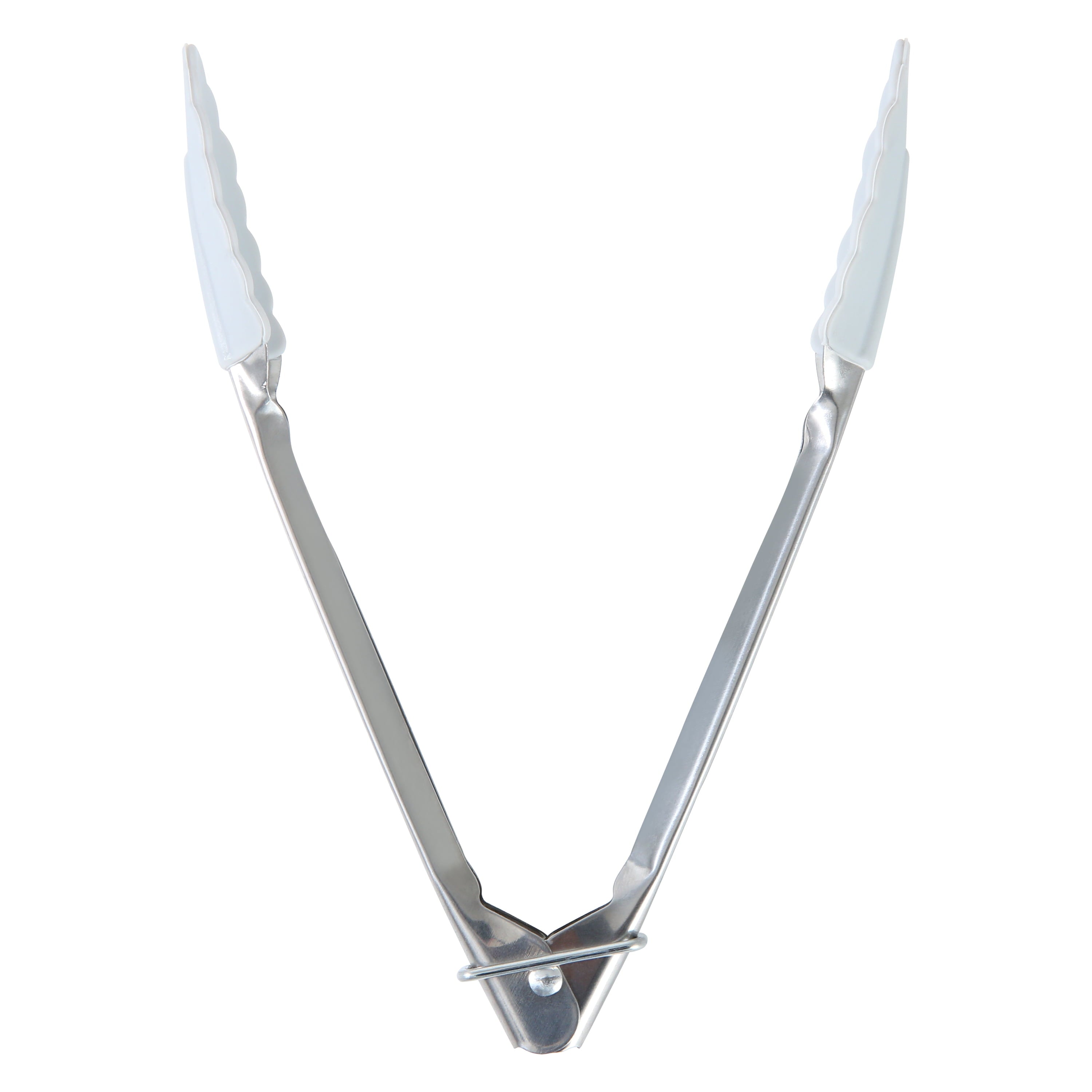 Stainless Steel and Silicone Mini Food Tongs Grey