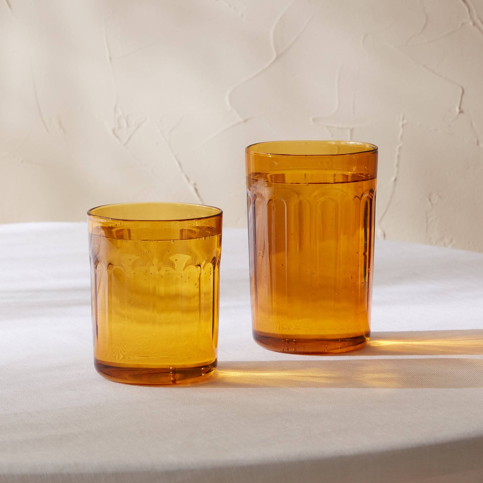 Bodum Chicago Glasses - Set of 4 - Amber